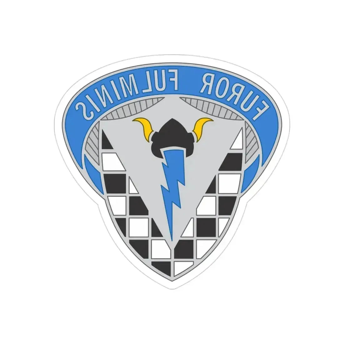 147 Military Intelligence Battalion (U.S. Army) REVERSE PRINT Transparent Die-Cut STICKER - The Sticker Space