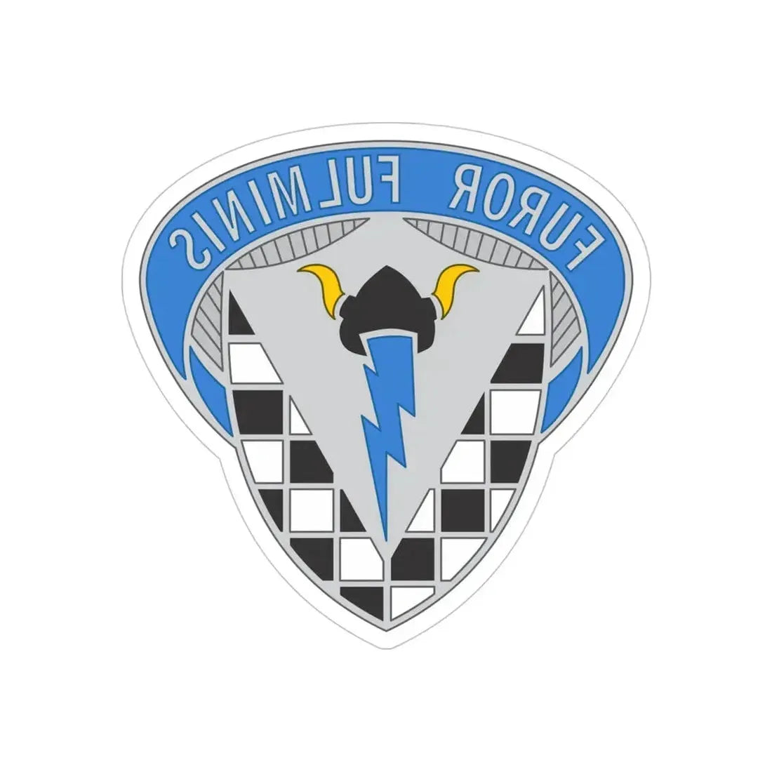 147 Military Intelligence Battalion (U.S. Army) REVERSE PRINT Transparent Die-Cut STICKER - The Sticker Space