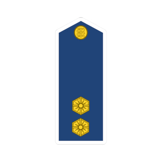 Estonia AirForce OF 1a (Estonia) (Military Rank) STICKER Vinyl Kiss-Cut Decal