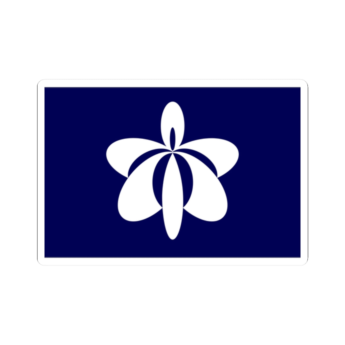 Flag of Yurihonjo Akita (Japan) STICKER Vinyl Kiss-Cut Decal