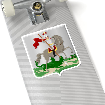 Berkhout wapen (Netherlands) (Coat of Arms) STICKER Vinyl Kiss-Cut Decal