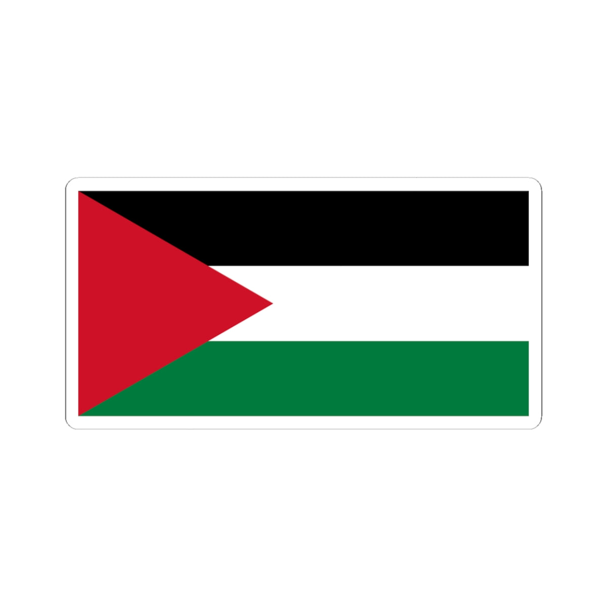 Flag of the Arab Federation (Iraq) STICKER Vinyl Kiss-Cut Decal