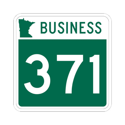 MN-371 Business (Minnesota) (Road Sign) STICKER Vinyl Kiss-Cut Decal