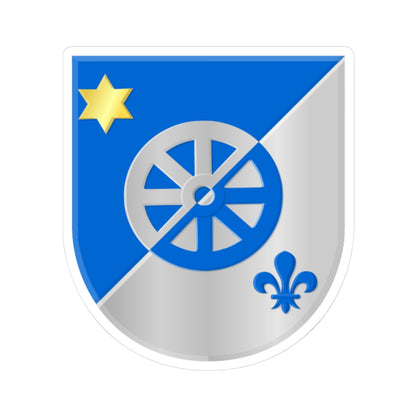 Aalsum wapen (Netherlands) (Coat of Arms) STICKER Vinyl Kiss-Cut Decal