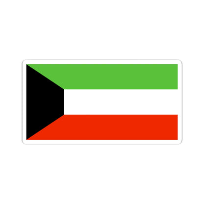 Flag of Kuwait WFB 2000 (Kuwait) STICKER Vinyl Kiss-Cut Decal