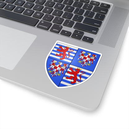 Armoiries Jean-Henri de Luxembourg (Czech Republic) (Coat of Arms) STICKER Vinyl Kiss-Cut Decal