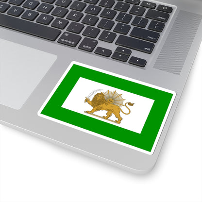 Imperial Standard of Mozaffar al-Din Shah Qajar 1896-1906 (Iran) STICKER Vinyl Kiss-Cut Decal