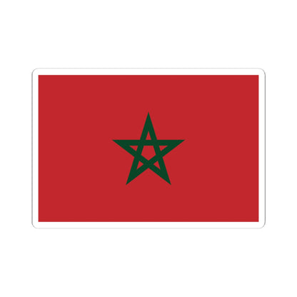 Flag of Morocco unbordered dark green (Morocco) STICKER Vinyl Kiss-Cut Decal