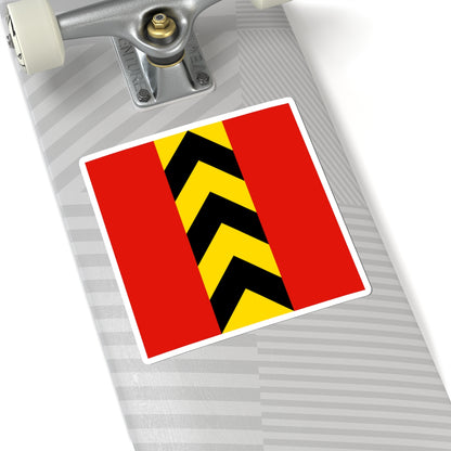CHE Valangin Flag (Switzerland) STICKER Vinyl Kiss-Cut Decal