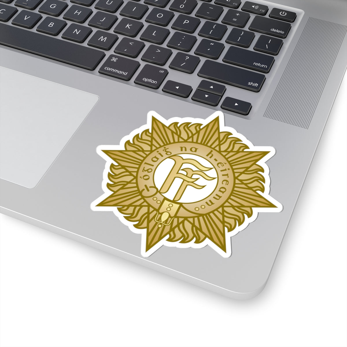 Badge of the Irish Defence Forces (Ireland) (Coat of Arms) STICKER Vinyl Kiss-Cut Decal