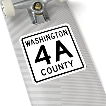 Washington County Route 4A MN (Minnesota) (Road Sign) STICKER Vinyl Kiss-Cut Decal