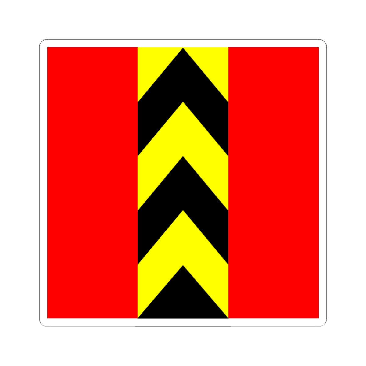CHE Lebern Flag (Switzerland) STICKER Vinyl Kiss-Cut Decal