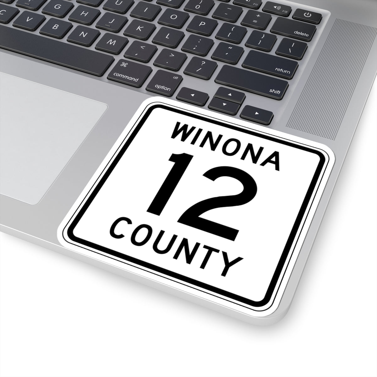 Winona County Route 12 MN (Minnesota) (Road Sign) STICKER Vinyl Kiss-Cut Decal