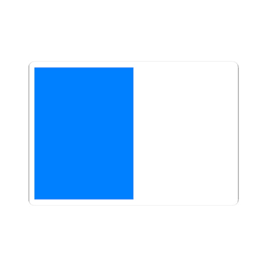 Flag of Ajaccio (France) STICKER Vinyl Kiss-Cut Decal