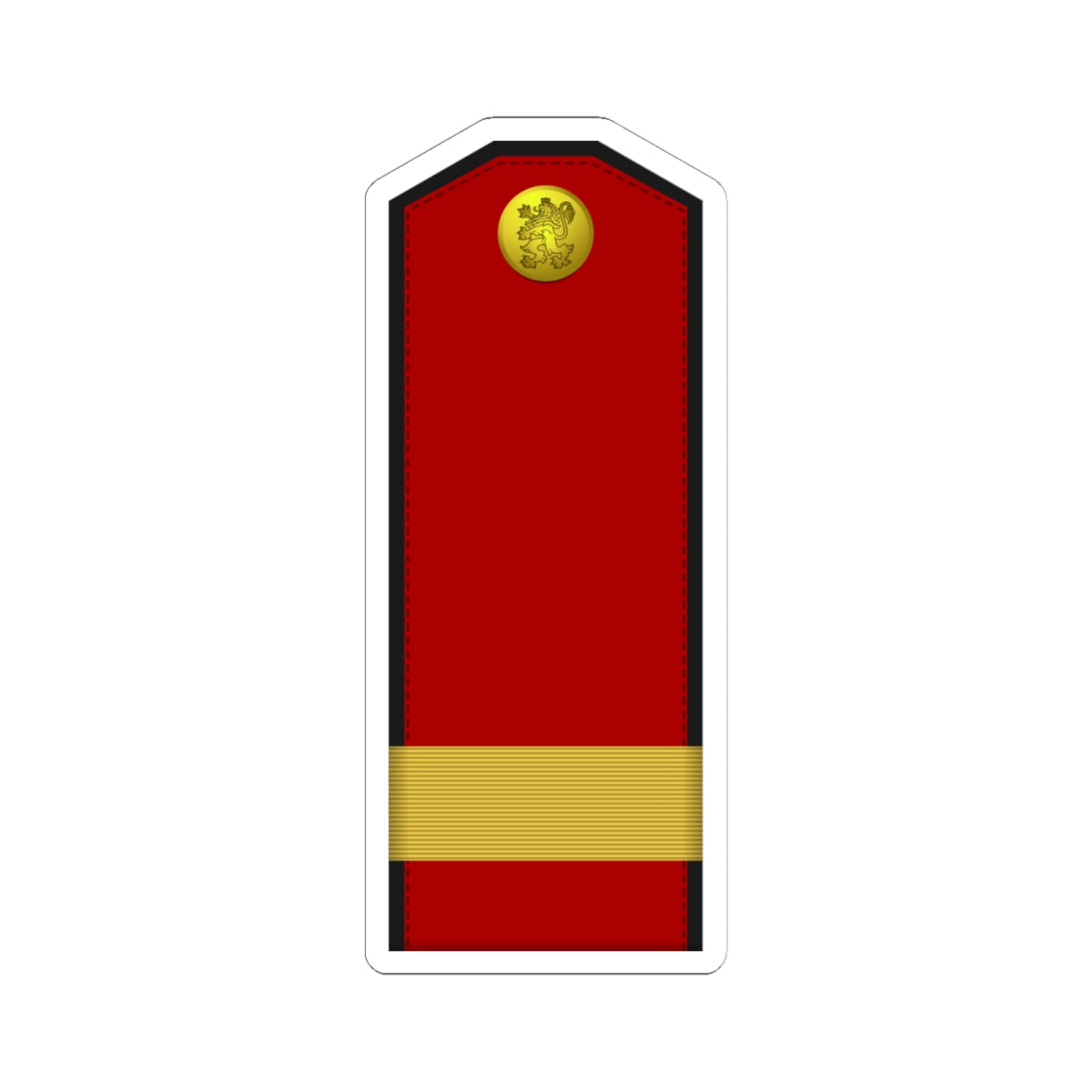 Bulgaria Army OR 7 (Bulgaria) (Military Rank) STICKER Vinyl Kiss-Cut Decal