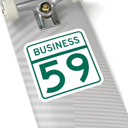 MD Route 59 Business (Maryland) (Road Sign) STICKER Vinyl Kiss-Cut Decal