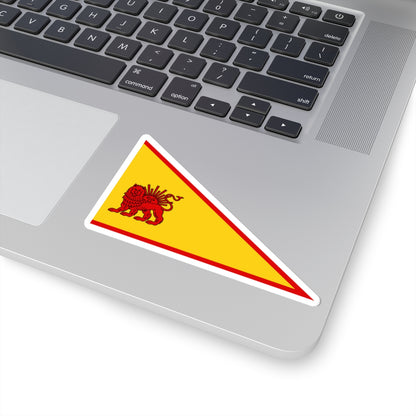 Nader Shah Flag (Iran) STICKER Vinyl Kiss-Cut Decal
