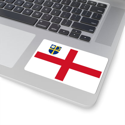 Flag of the Anglican Diocese of Leeds (England) STICKER Vinyl Kiss-Cut Decal