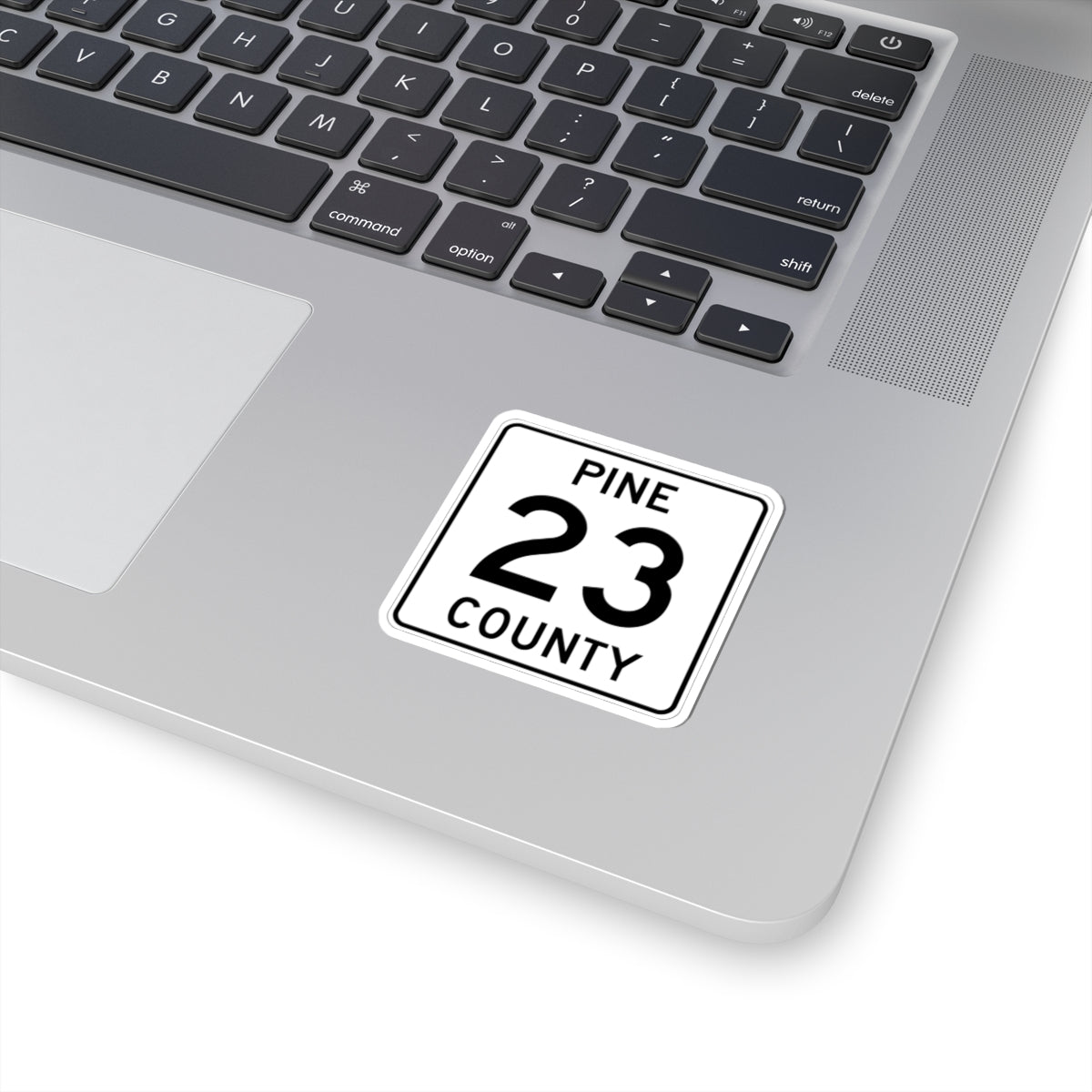 Pine County Route 23 MN (Minnesota) (Road Sign) STICKER Vinyl Kiss-Cut Decal