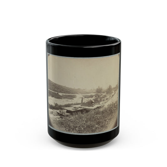Petersburg, Va., Sept. 1864, 13-Inch Mortar Dictator (U.S. Civil War) Black Coffee Mug