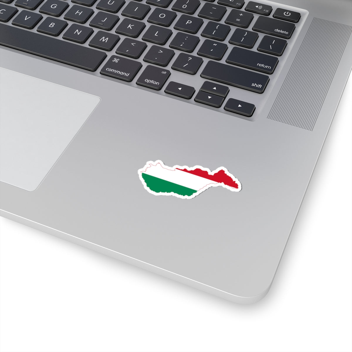 Flag-map of Hungary with Zakarpattia Oblast (Hungary) STICKER Vinyl Kiss-Cut Decal