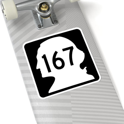 WA-167 (Washington) (Road Sign) STICKER Vinyl Kiss-Cut Decal