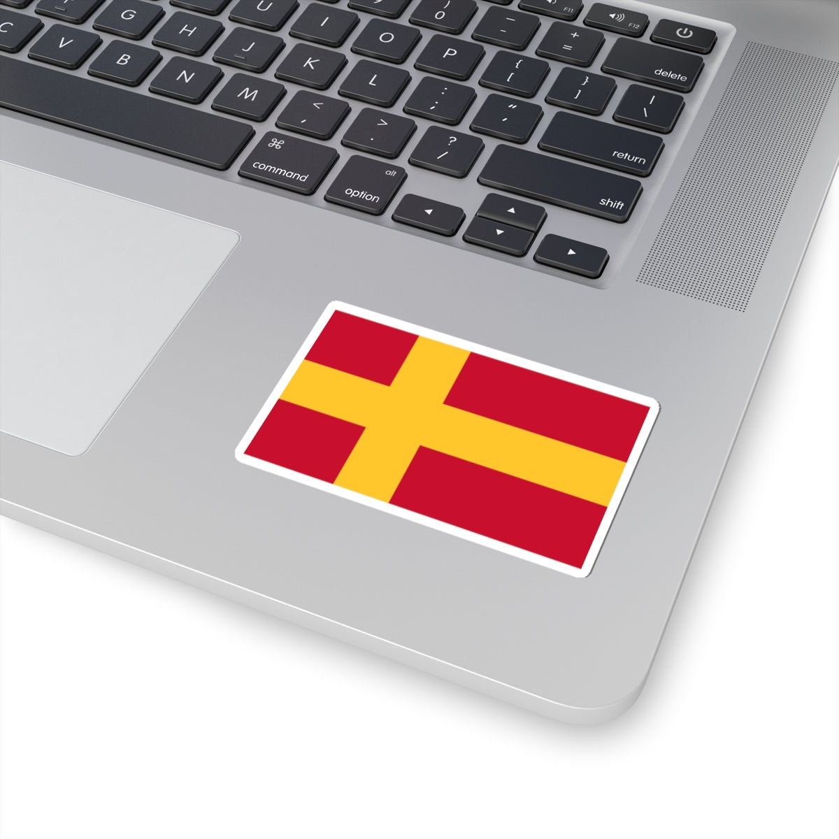 Flag of the Finland Swedes (Finland) STICKER Vinyl Kiss-Cut Decal