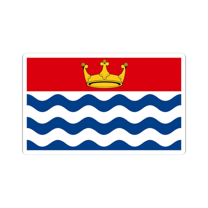 County Flag of Greater London (England) STICKER Vinyl Kiss-Cut Decal