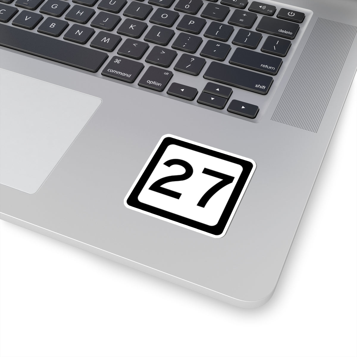WV-27 (Virginia) (Road Sign) STICKER Vinyl Kiss-Cut Decal