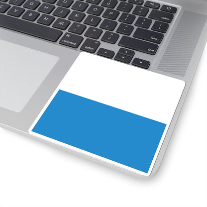 Flag of Canton of Lucerne (Switzerland) STICKER Vinyl Kiss-Cut Decal