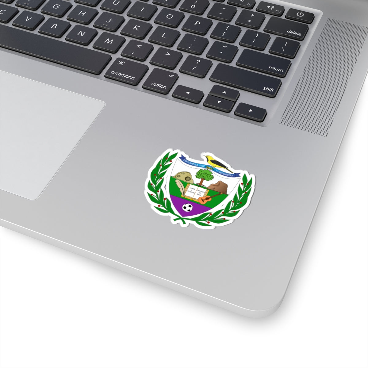 Escudo de Oporapa - Huila (Colombia) (Coat of Arms) STICKER Vinyl Kiss-Cut Decal