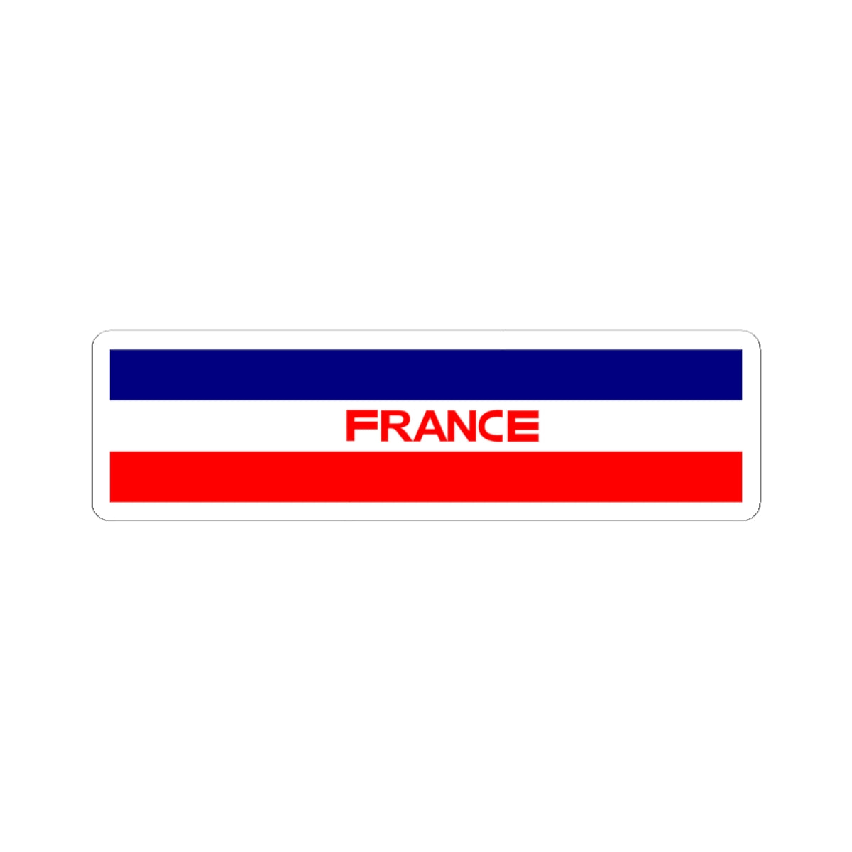 Flag of France for user page (France) STICKER Vinyl Kiss-Cut Decal