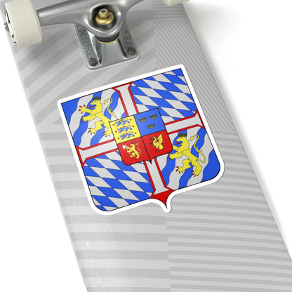 Armoiries Christophe III de Bavière roi de Danemark (Germany) (Coat of Arms) STICKER Vinyl Kiss-Cut Decal