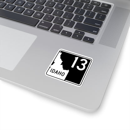 ID-13 (Idaho) (Road Sign) STICKER Vinyl Kiss-Cut Decal