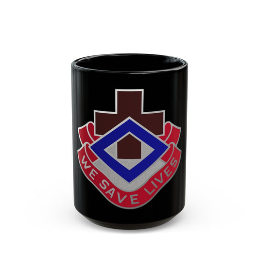 148 Evacuation Hospital (U.S. Army) Black Coffee Mug-15oz-The Sticker Space