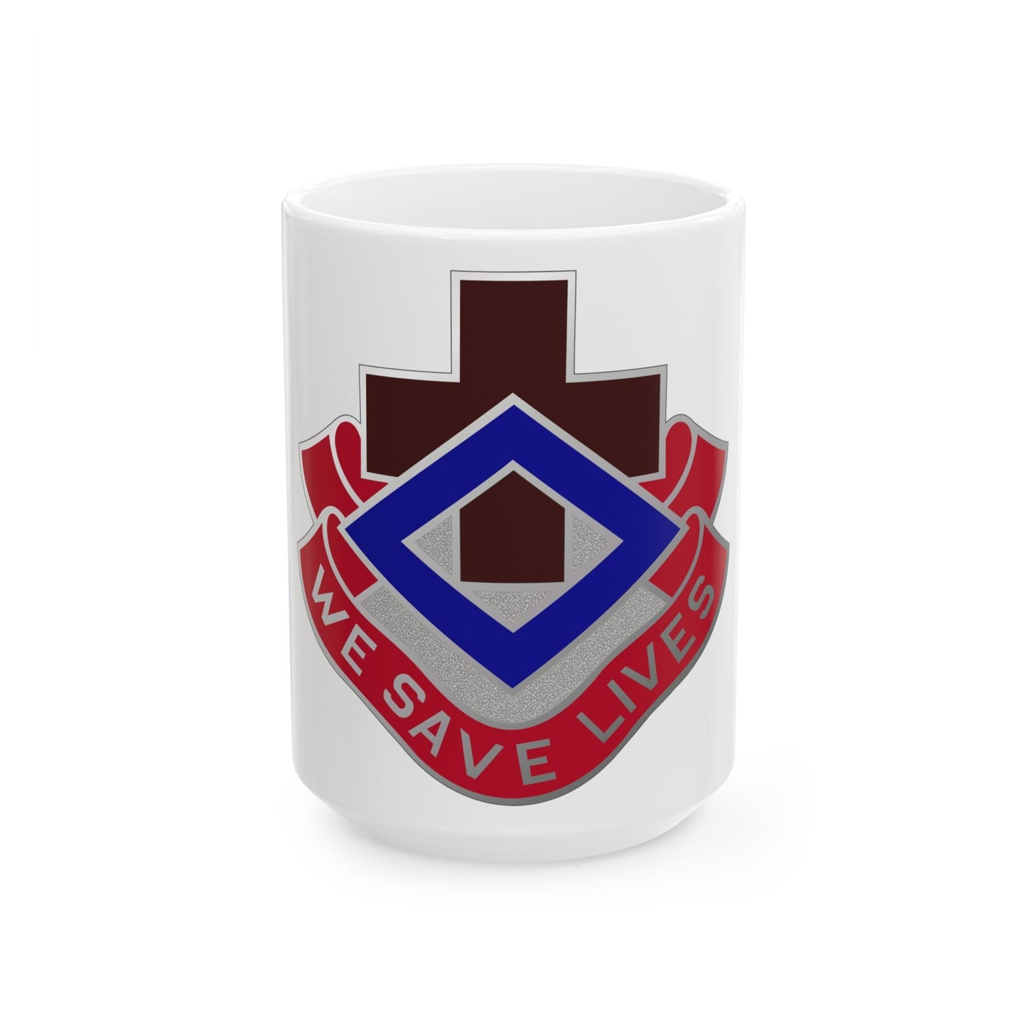 148 Evacuation Hospital (U.S. Army) White Coffee Mug-15oz-The Sticker Space