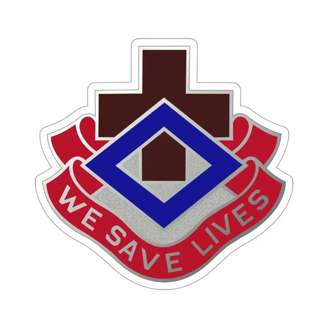 148 Evacuation Hospital (U.S. Army) STICKER Vinyl Die-Cut Decal 4 Inch - The Sticker Space