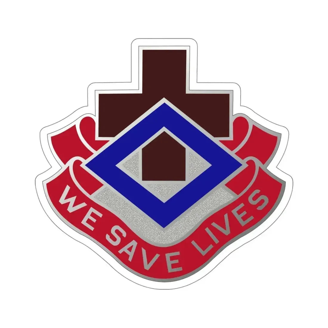 148 Evacuation Hospital (U.S. Army) STICKER Vinyl Die-Cut Decal 5 Inch - The Sticker Space