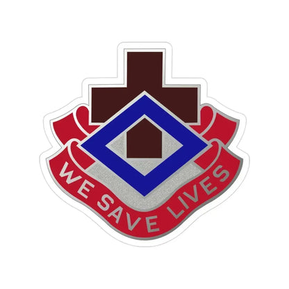 148 Evacuation Hospital (U.S. Army) Transparent STICKER Die-Cut Vinyl Decal 3 Inch - The Sticker Space