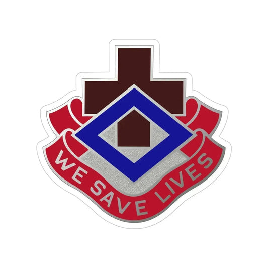 148 Evacuation Hospital (U.S. Army) Transparent STICKER Die-Cut Vinyl Decal 6 Inch - The Sticker Space