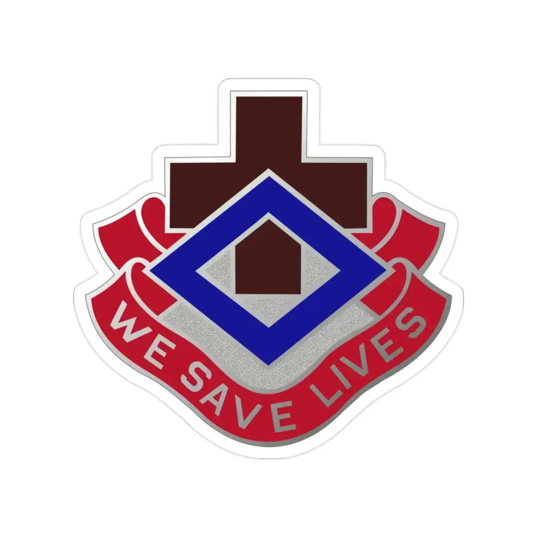 148 Evacuation Hospital (U.S. Army) Transparent STICKER Die-Cut Vinyl Decal - The Sticker Space