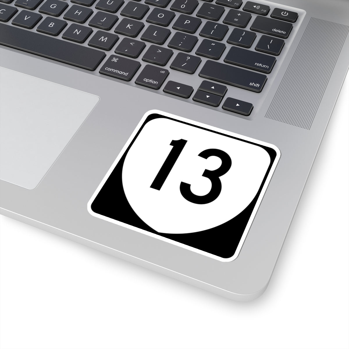 Virginia 13 (Virginia) (Road Sign) STICKER Vinyl Kiss-Cut Decal