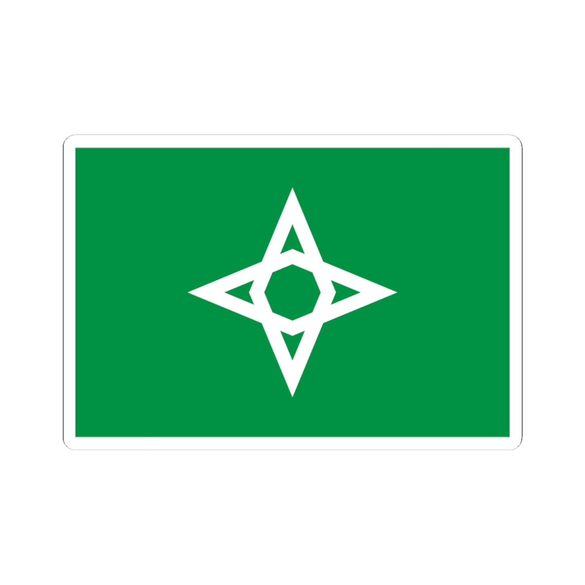 Flag of Morioka Iwate (Japan) STICKER Vinyl Kiss-Cut Decal
