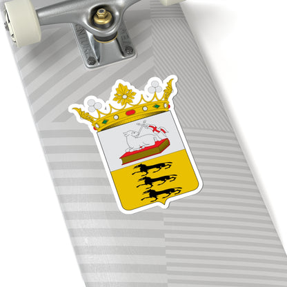 Escudo de Ariño (Spain) (Coat of Arms) STICKER Vinyl Kiss-Cut Decal