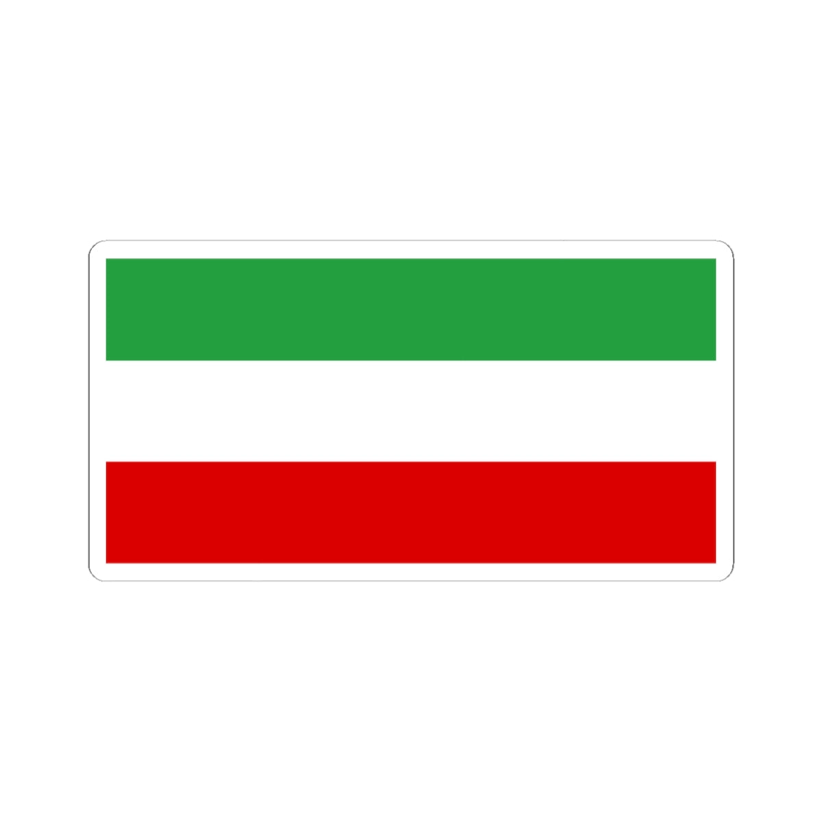 Post-constitutional Revolution Civil Flag of Persia (Iran) STICKER Vinyl Kiss-Cut Decal