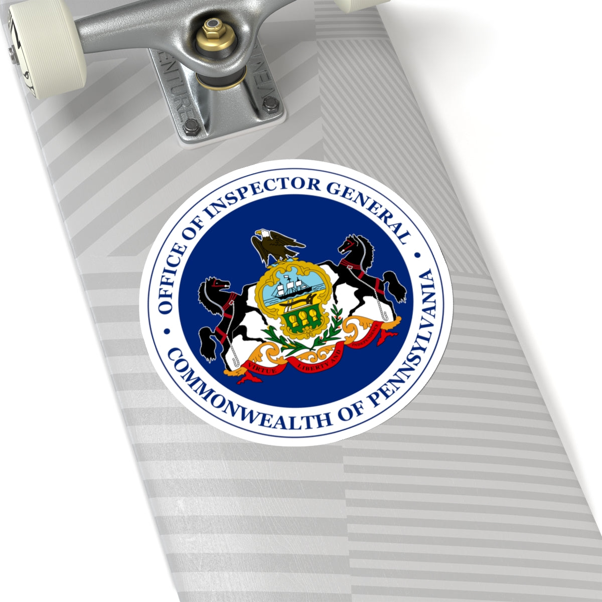 Seal of the Inspector General of Pennsylvania - STICKER Vinyl Kiss-Cut Decal