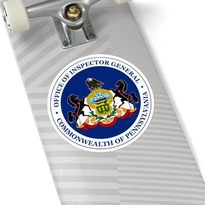 Seal of the Inspector General of Pennsylvania - STICKER Vinyl Kiss-Cut Decal