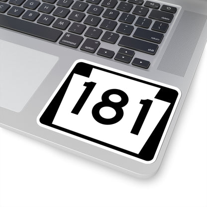 PA-181 (Pennsylvania) (Road Sign) STICKER Vinyl Kiss-Cut Decal