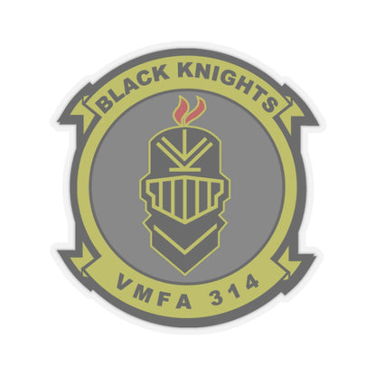 VMFA 314 Marine Fighter Attack Squadron 314 Black Knights (USMC) STICKER Vinyl Kiss-Cut Decal