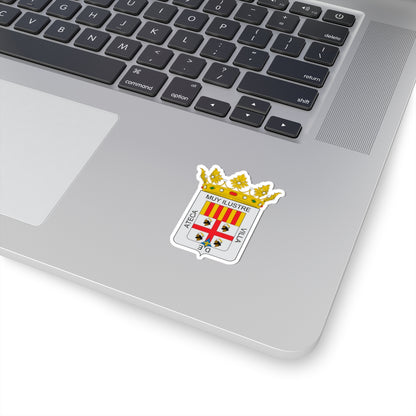 Escudo de Ateca (Spain) (Coat of Arms) STICKER Vinyl Kiss-Cut Decal